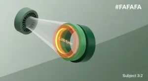 Technical diagram of a Grow Room CFM Calculator modeling the 200 ft/min air velocity threshold.