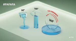 3D diagram showing arc variance logic for a Matched Precipitation Rate Calculator.