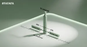 Technical diagram showing the 500 and 700 scale factors used by the PPM to EC Converter.