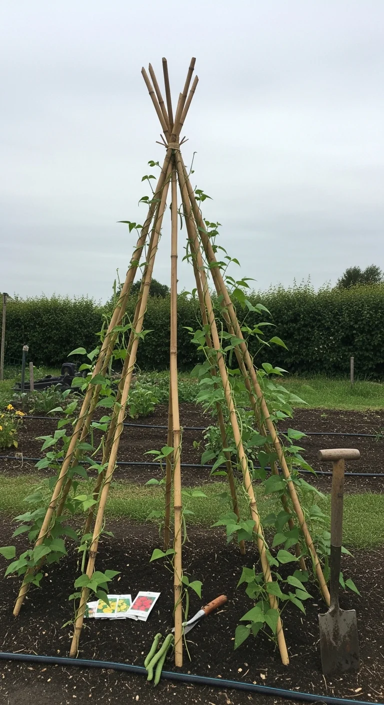 Beans on Trellis: Decision Grid to Match Your Space, Wind Exposure, and Budget to the Right Support System - Visual Guide Part 2