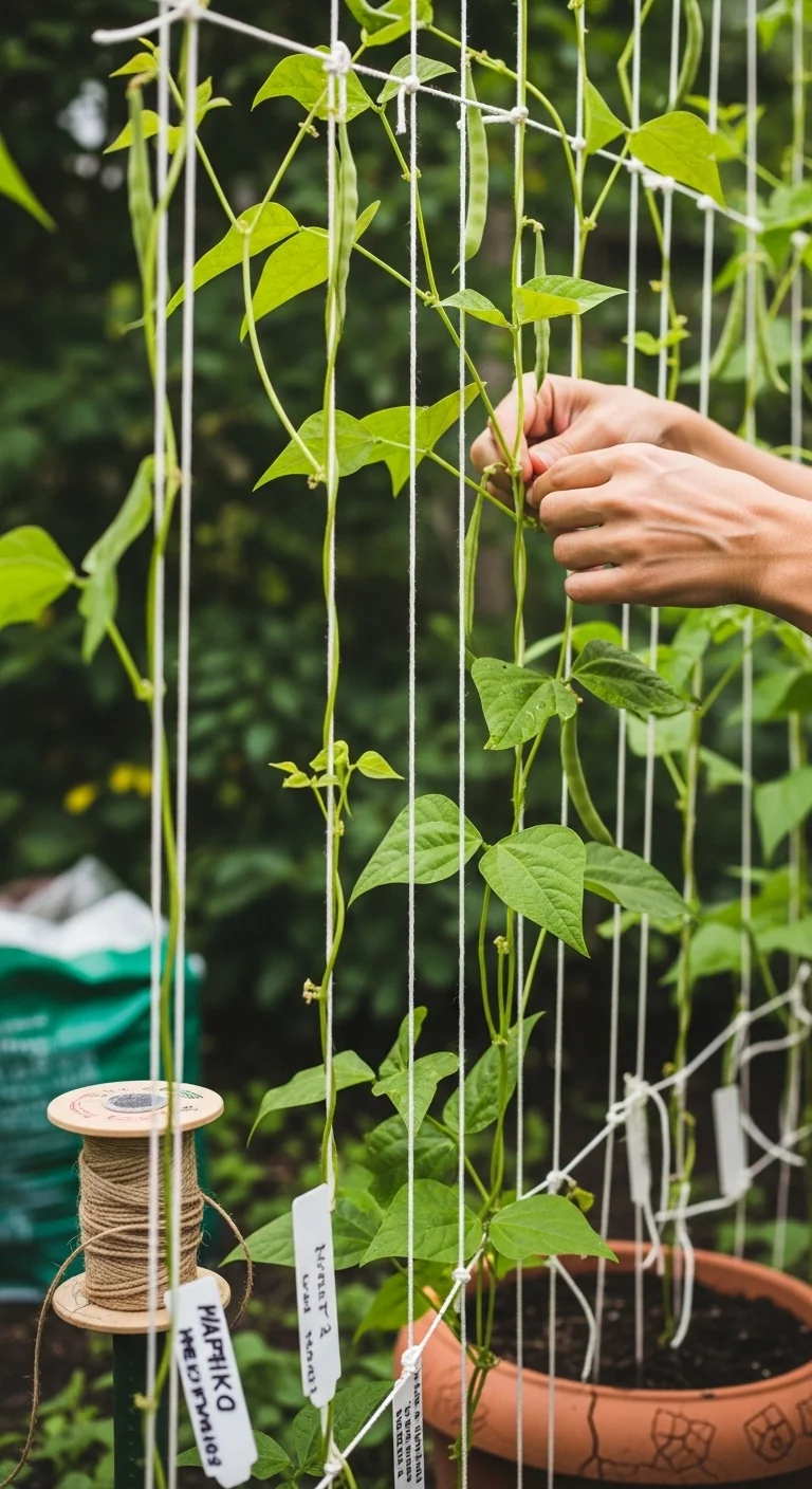 Beans on Trellis: Decision Grid to Match Your Space, Wind Exposure, and Budget to the Right Support System - Visual Guide Part 3