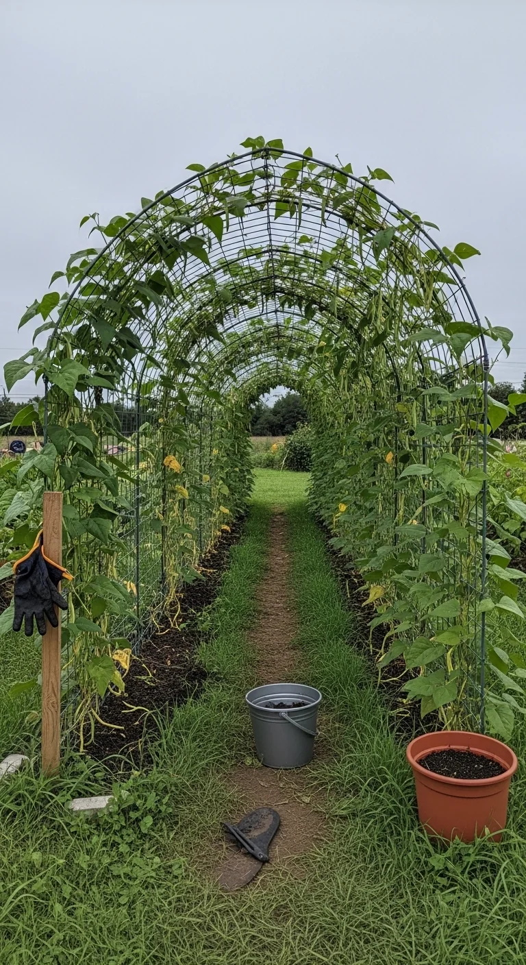 Beans on Trellis: Decision Grid to Match Your Space, Wind Exposure, and Budget to the Right Support System - Visual Guide Part 5
