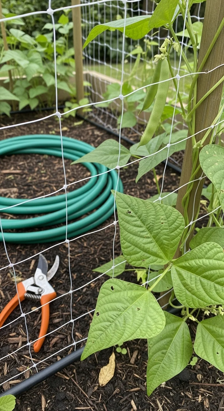 Beans on Trellis: Decision Grid to Match Your Space, Wind Exposure, and Budget to the Right Support System - Visual Guide Part 6