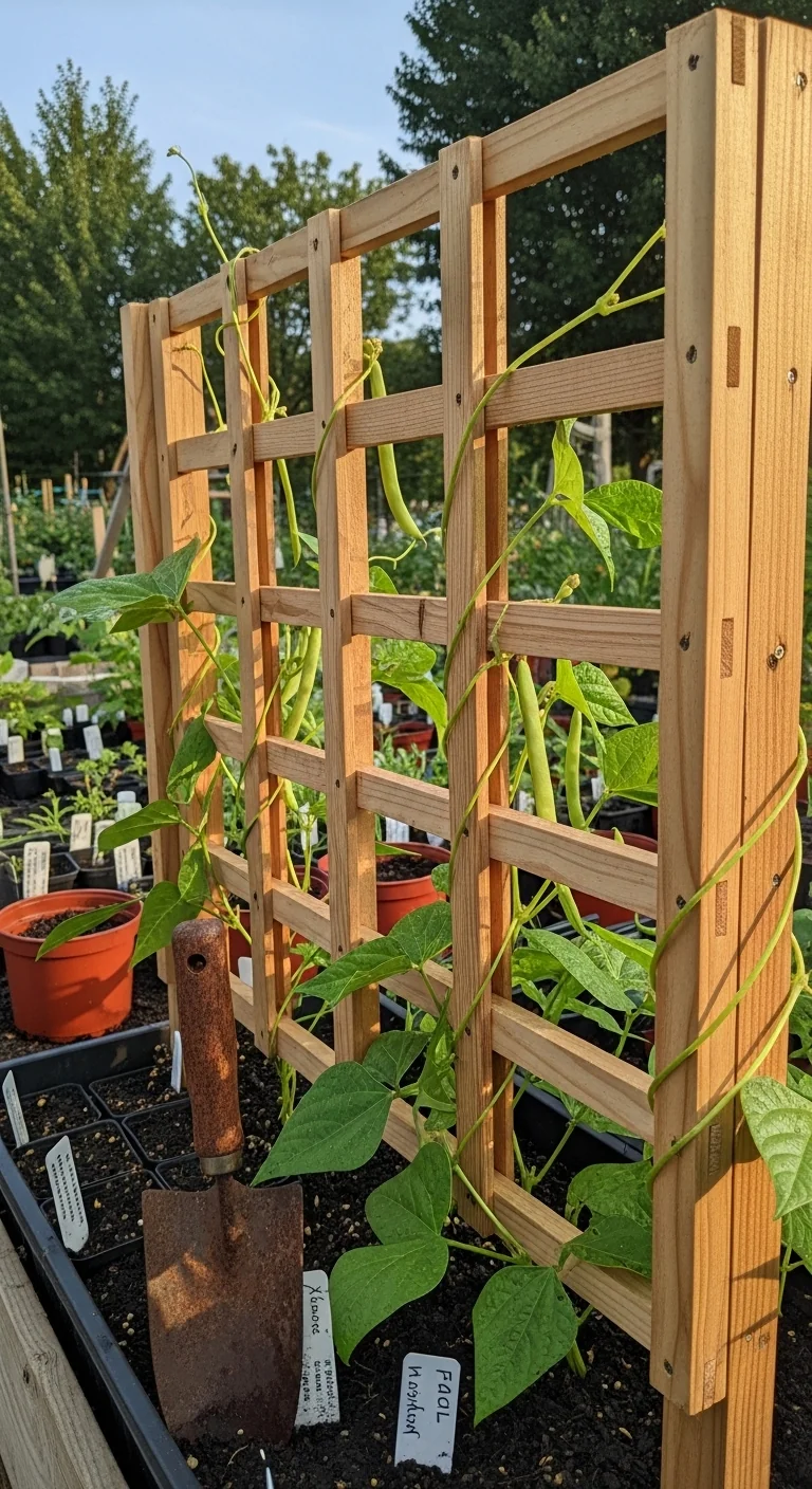 Beans on Trellis: Decision Grid to Match Your Space, Wind Exposure, and Budget to the Right Support System - Visual Guide Part 7