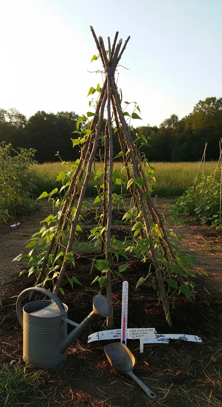 Beans on Trellis: Decision Grid to Match Your Space, Wind Exposure, and Budget to the Right Support System - Visual Guide Part 9