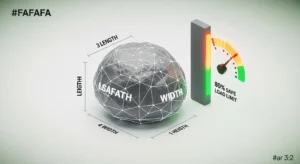 Technical 3D diagram showing boulder dimensions and the 80% safety limit logic.