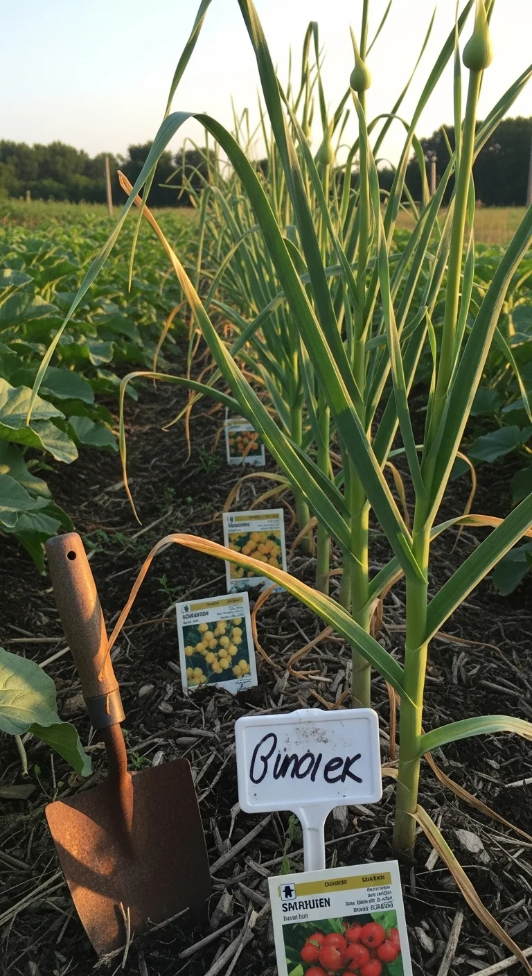 cantaloupe-companion-plants-garlic.jpg