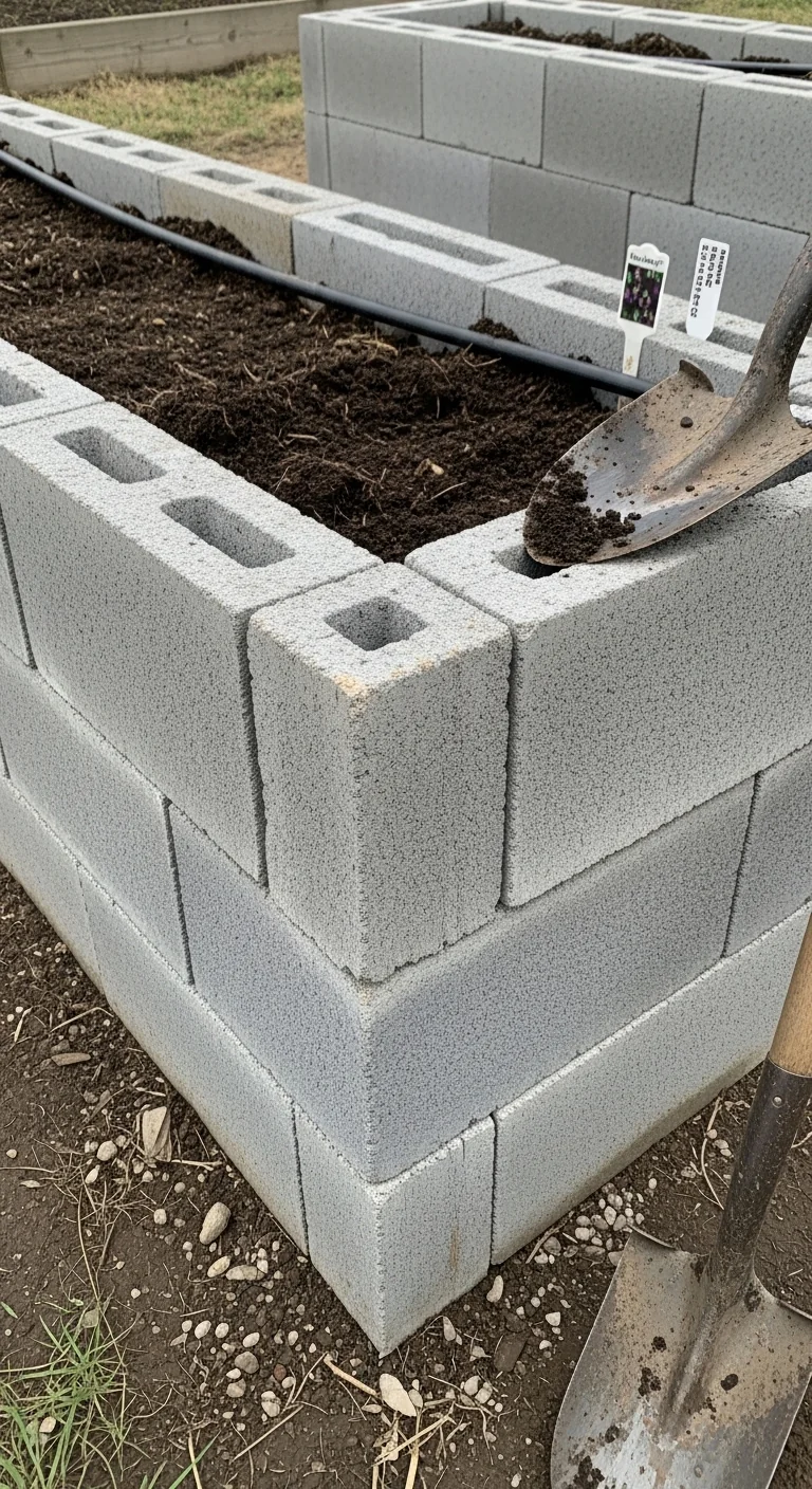 Cinder Block Raised Beds: Modular Thermal Mass Configurations for Consistent Edible Crop Results - Visual Guide Part 2