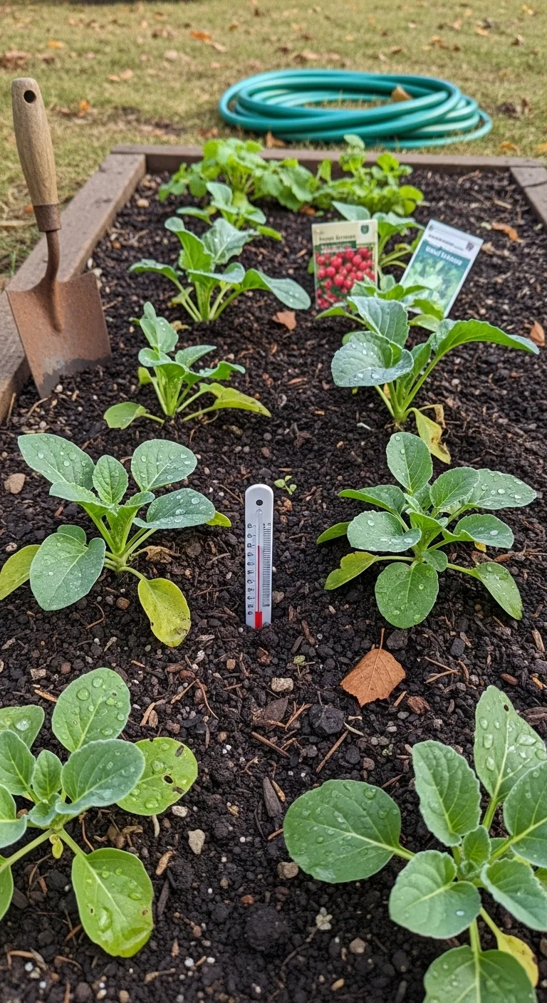 Fall Vegetable Garden Planning: Select Crops by First Frost Window and Soil Temperature Thresholds - Visual Guide Part 1