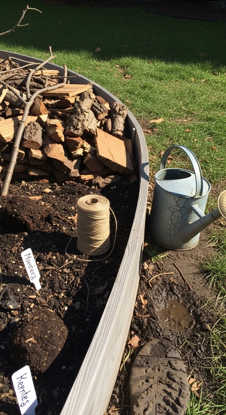 Hugelkultur Raised Bed: 9 Framed Layering Strategies for Reliable Moisture Regulation in Edible Gardens - Visual Guide Part 8