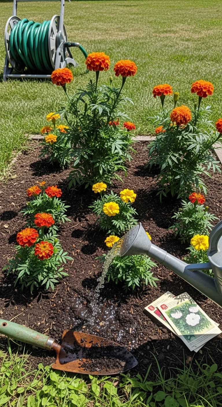 Marigold Varieties Matched to Garden Conditions: Decision Grid for Reliable Performance - Visual Guide Part 1