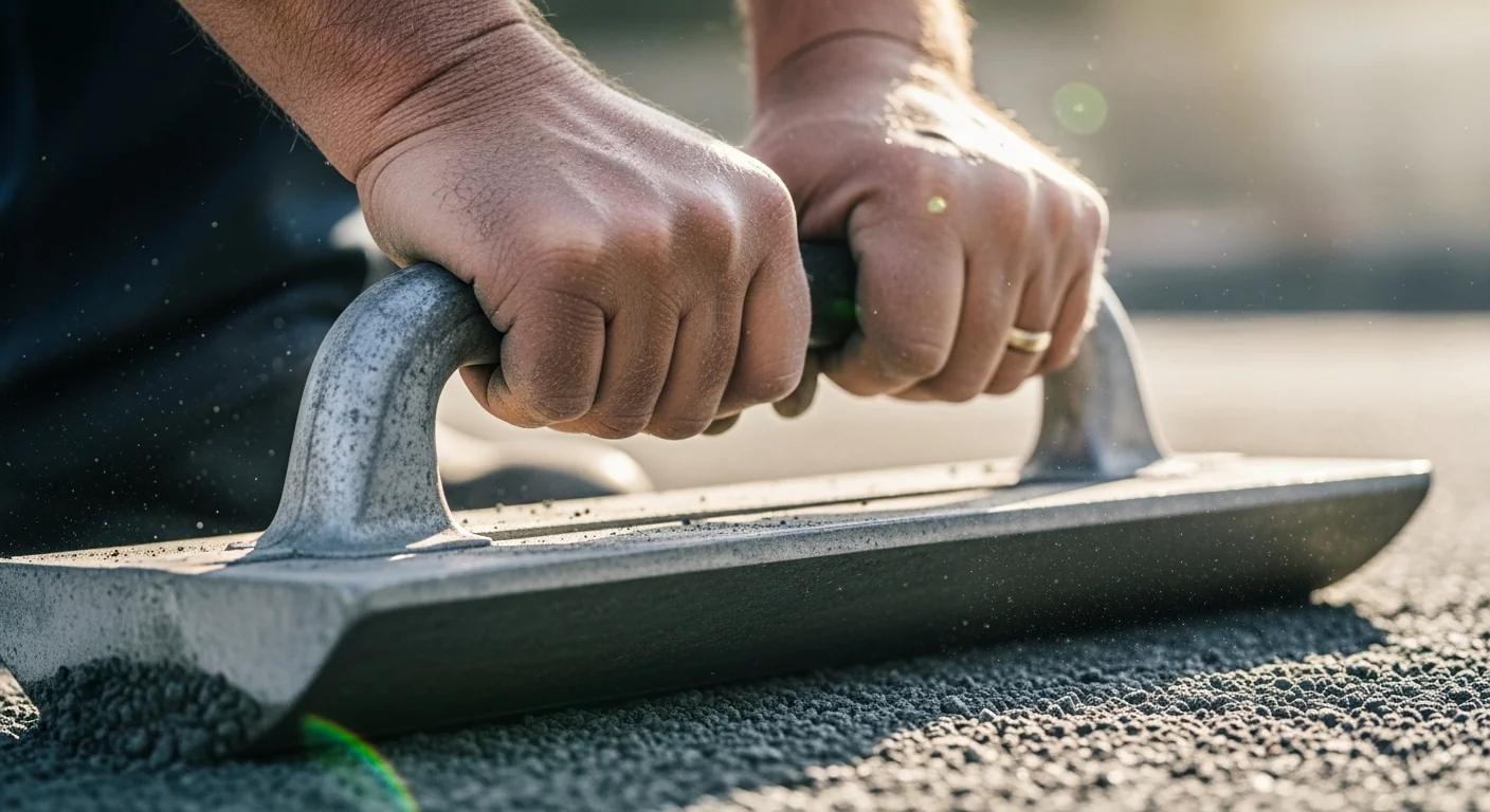 Contractor leveling a base layer calculated using the professional Paver Base Calculator.