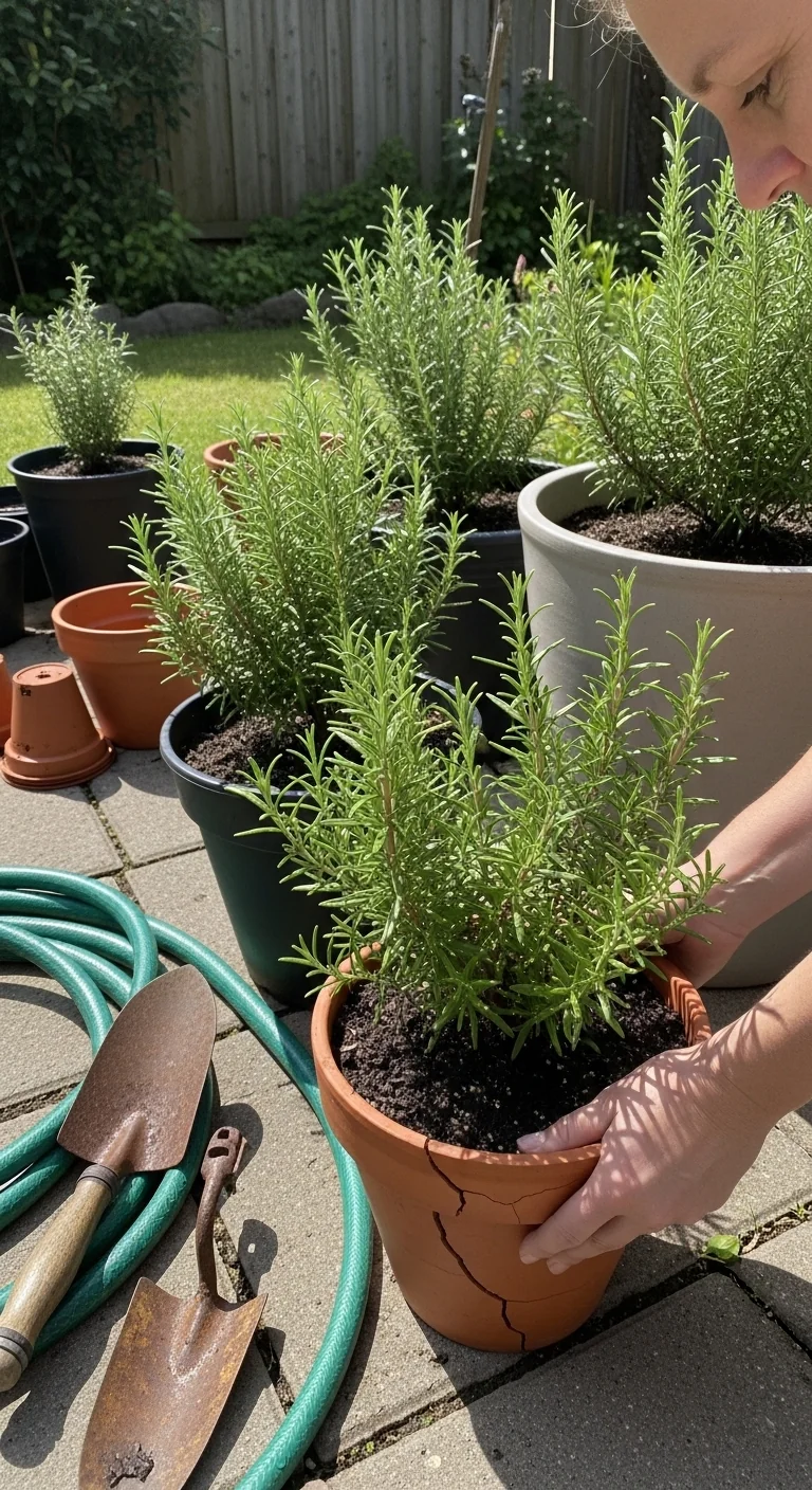 Rosemary in Pots: The Decision Grid for Matching Pot Material to Your Climate - Visual Guide Part 1