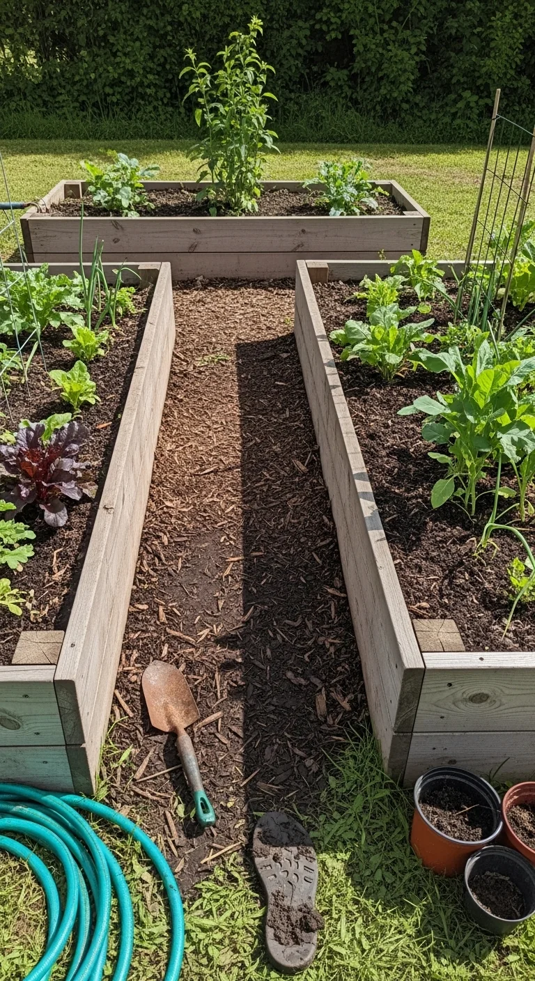 U Shaped Raised Bed Configurations That Turn the Center Path into a Workflow Corridor - Visual Guide Part 1