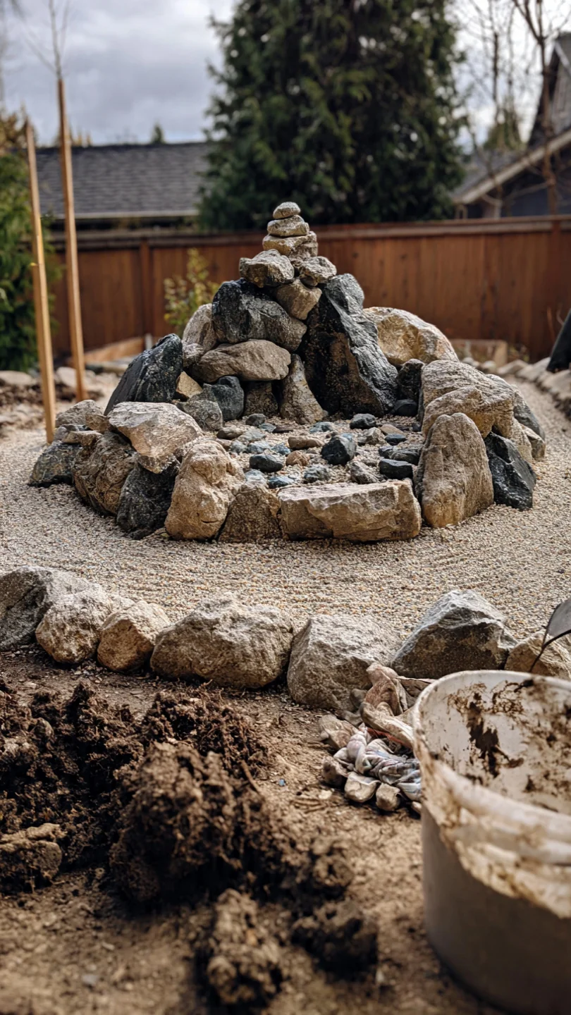 backyard-makeover-ideas-rock-garden-focal-point