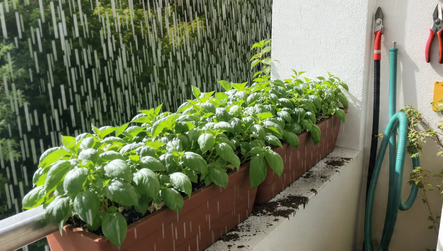basil-in-pots-window-box