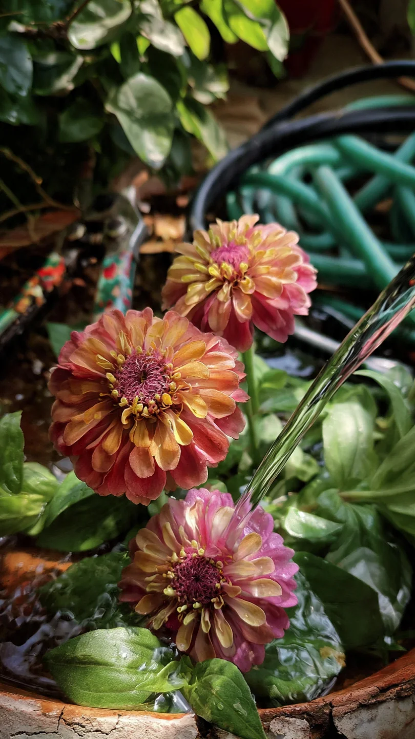 bee-garden-flowers-zinnias