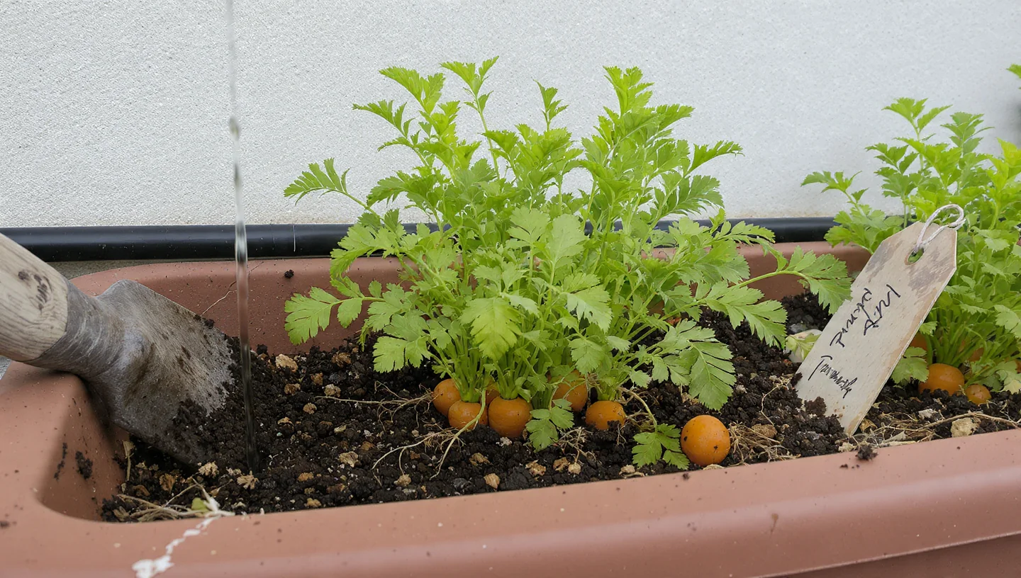 Carrots in Containers: Match Pot Depth to Variety for Space-Efficient Urban Harvests - Visual Guide Part 2