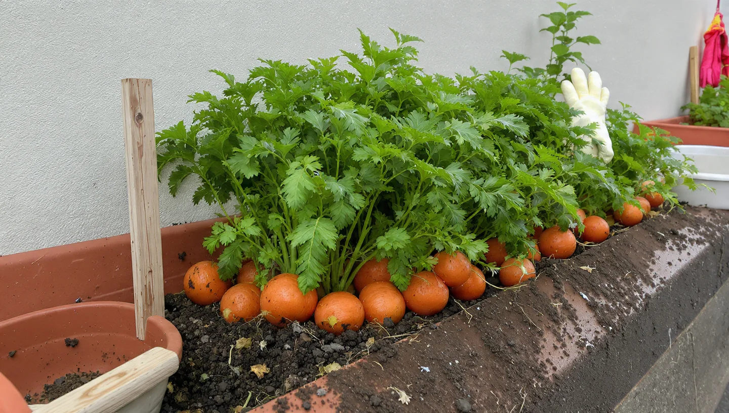 Carrots in Containers: Match Pot Depth to Variety for Space-Efficient Urban Harvests - Visual Guide Part 5