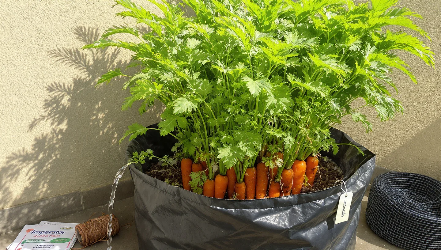 Carrots in Containers: Match Pot Depth to Variety for Space-Efficient Urban Harvests - Visual Guide Part 7