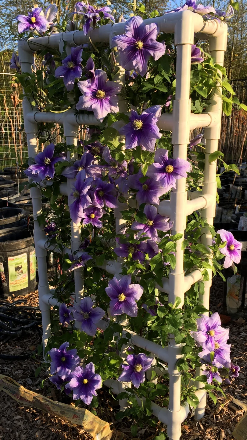 clematis-trellis-modular-pvc-frame