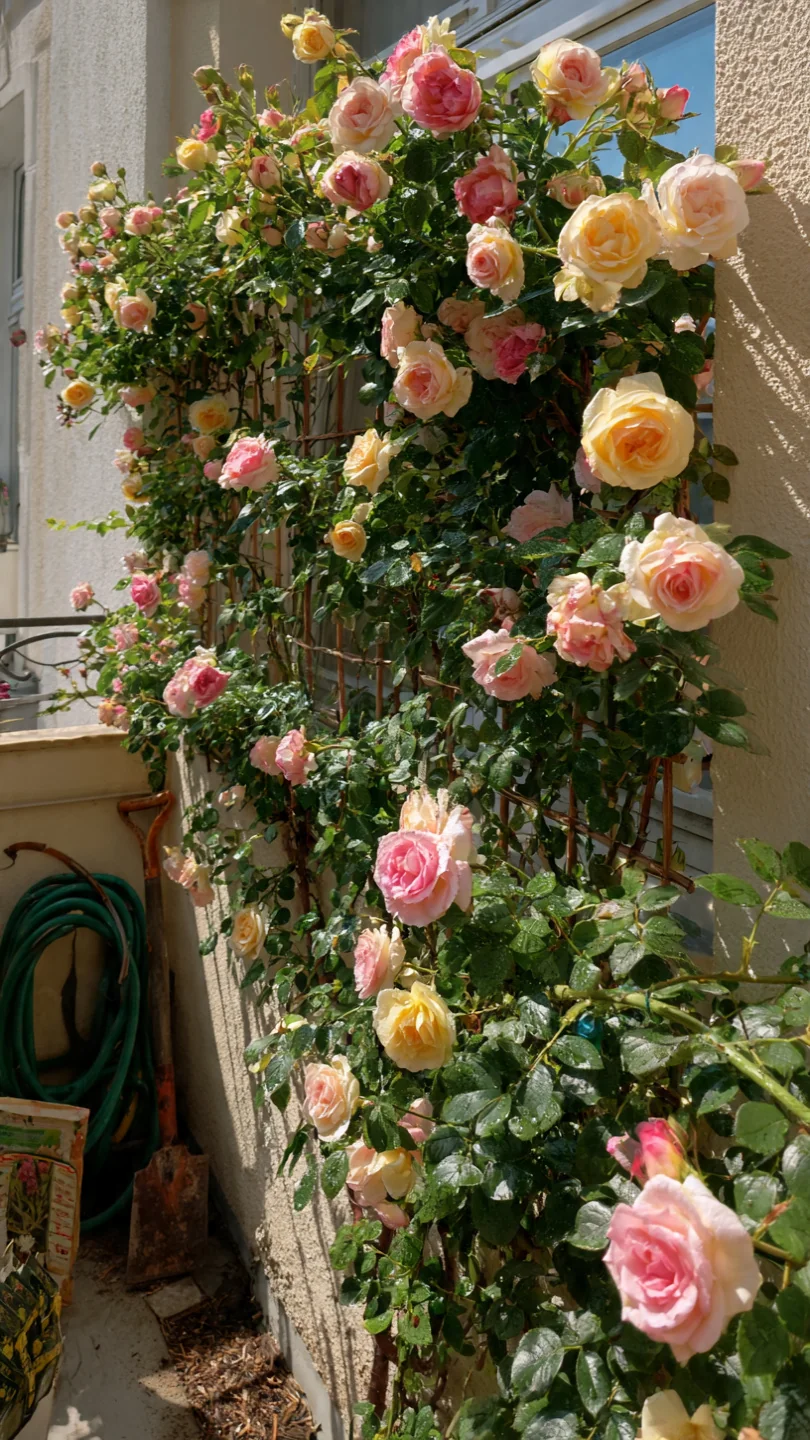 Climbing Rose Trellis: Decision Grid for Matching Mechanics to Urban Small Spaces - Visual Guide Part 1