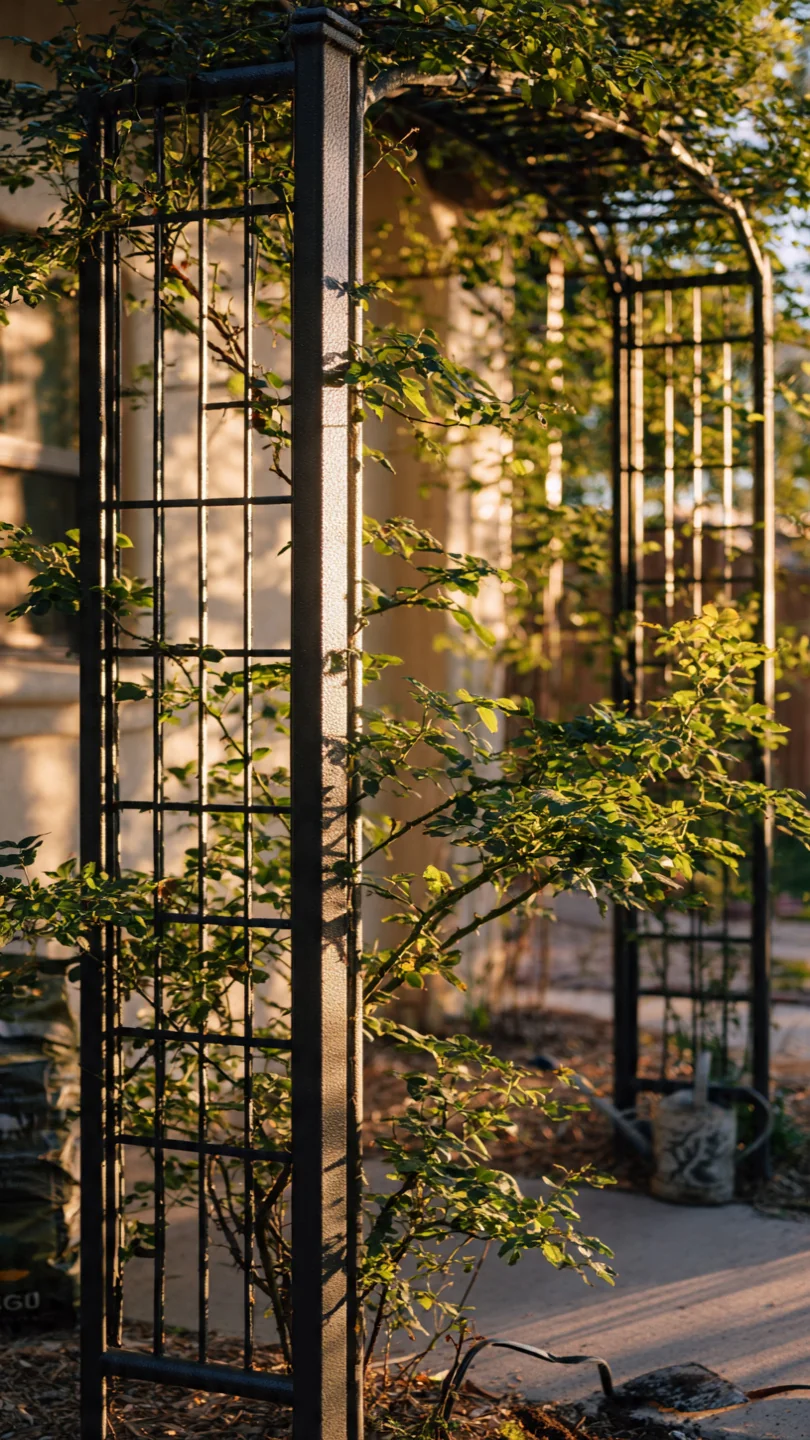 Climbing Rose Trellis: Decision Grid for Matching Mechanics to Urban Small Spaces - Visual Guide Part 7