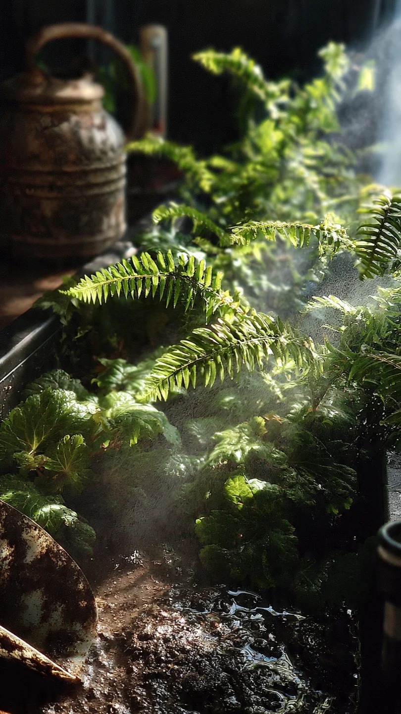 container-garden-ideas-fern-and-foliage-shaded-window-box