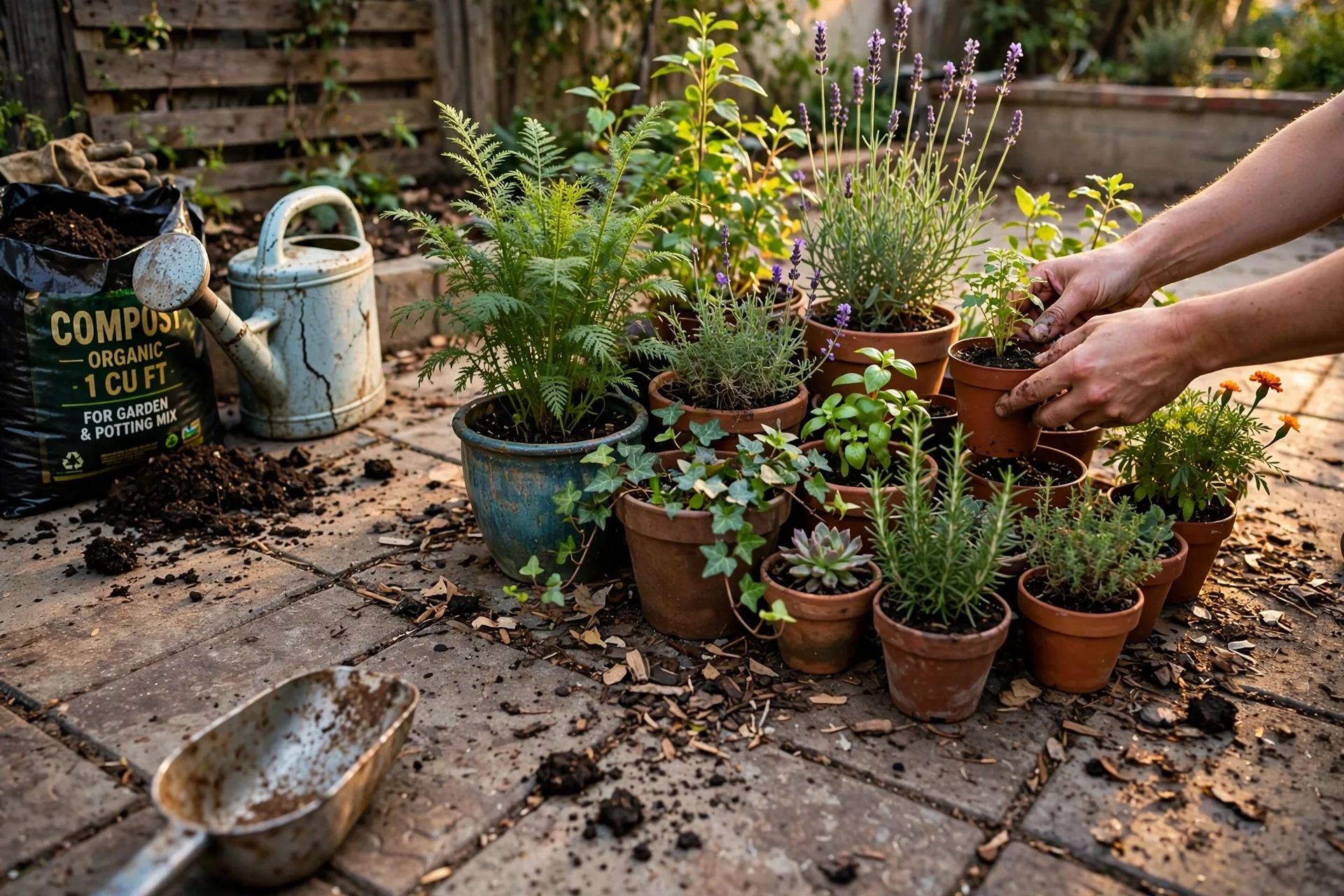 container-gardening-for-beginners-hanging-basket