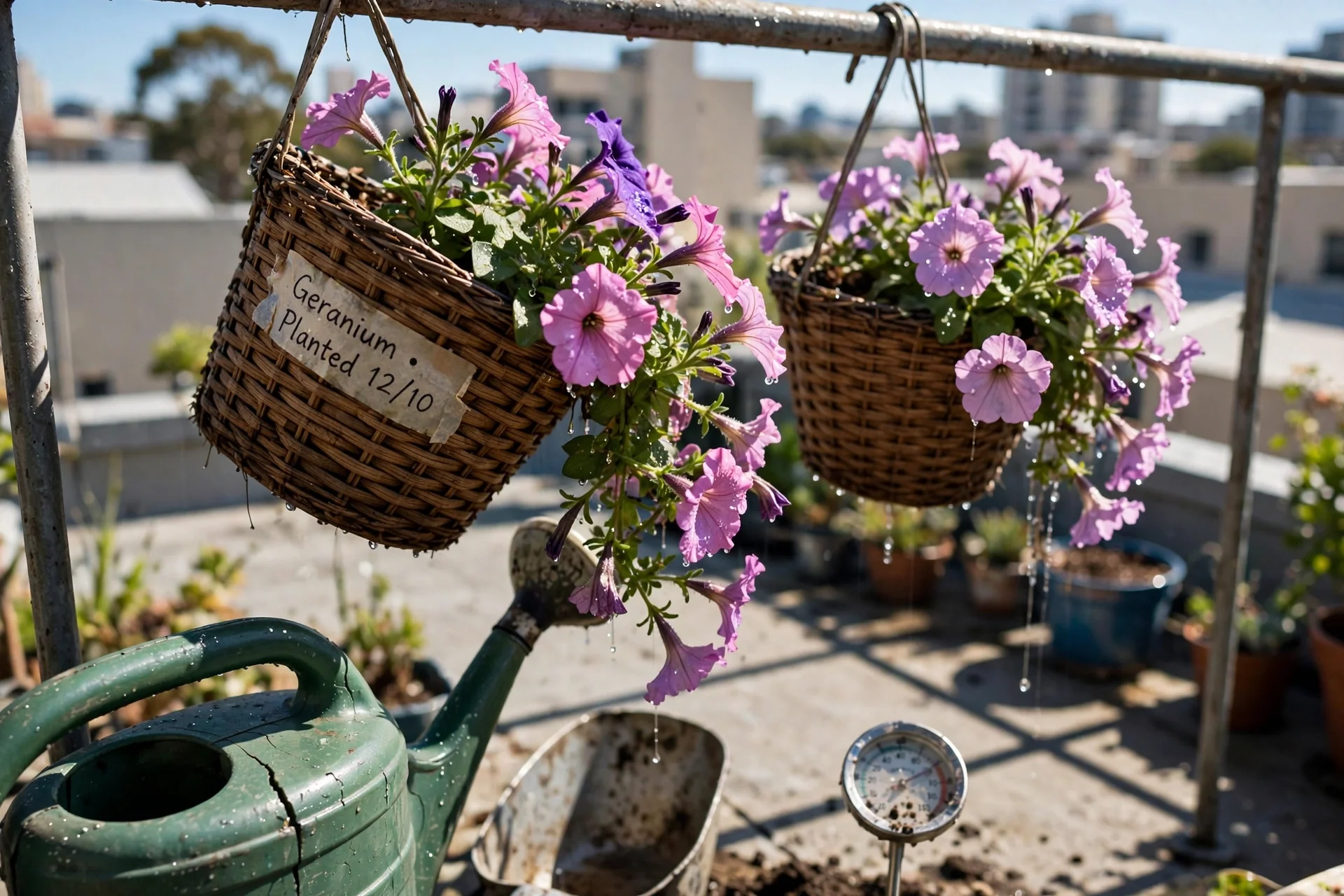 container-gardening-ideas-hanging-basket-setups