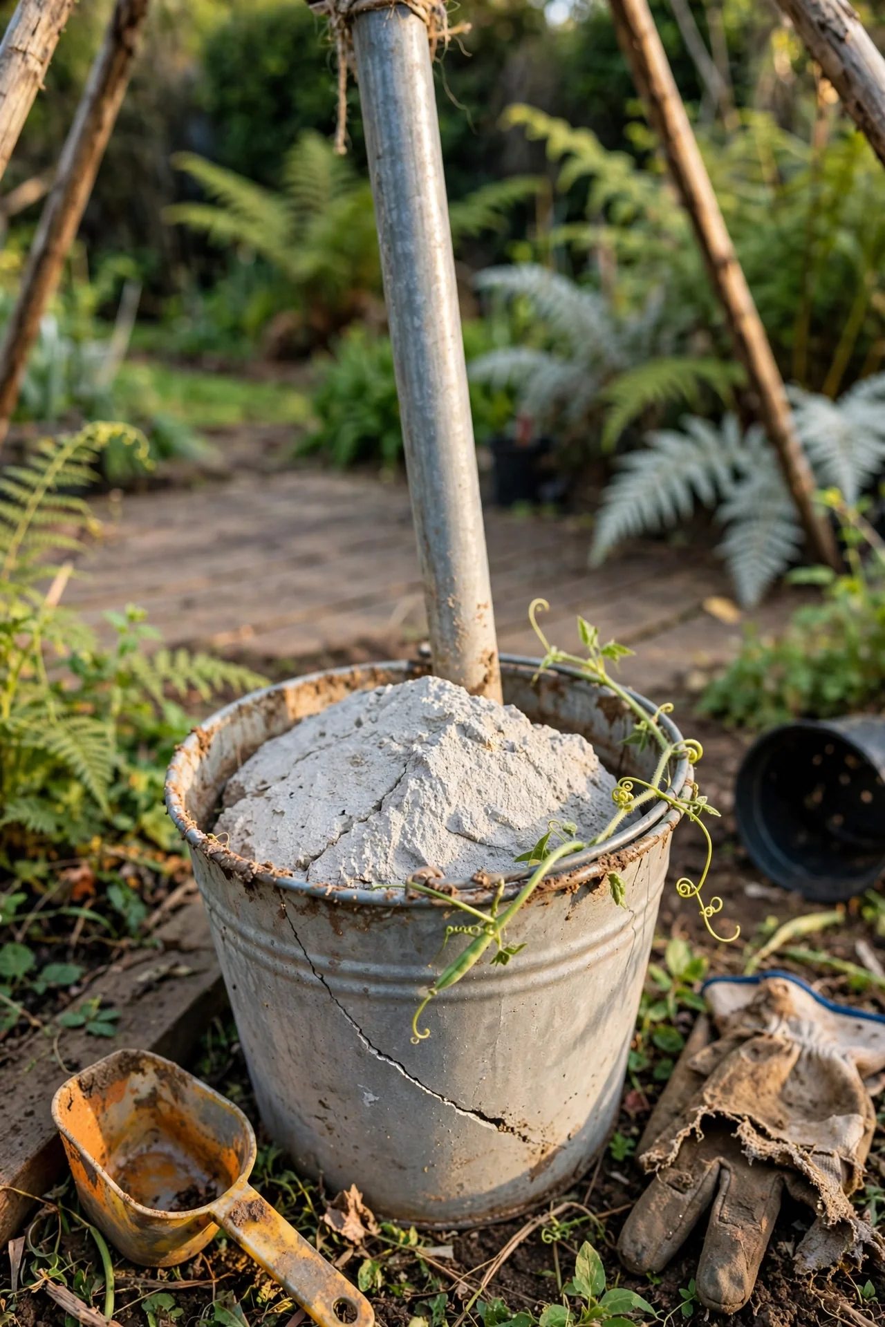 bean-teepee-trellis-concrete-bucket-anchored.jpg