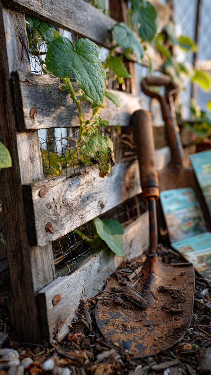cucumber-trellis-ideas-recycled-pallet-lean-to-trellis.jpg
